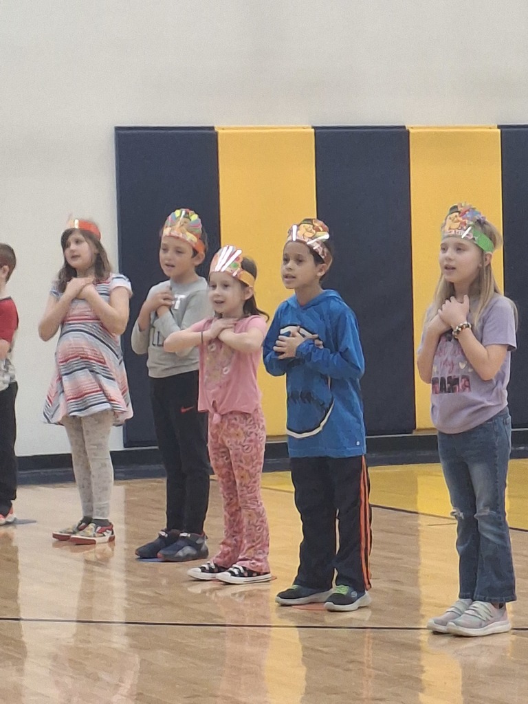1st Grade did a wonderful job in their Thanksgiving performance!