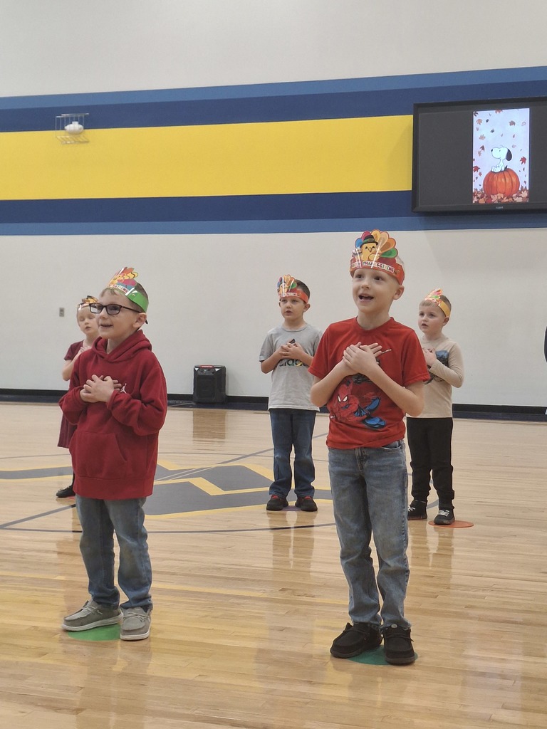 1st Grade did a wonderful job in their Thanksgiving performance!
