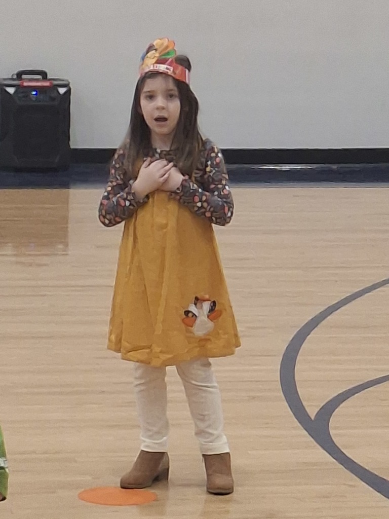 1st Grade did a wonderful job in their Thanksgiving performance!