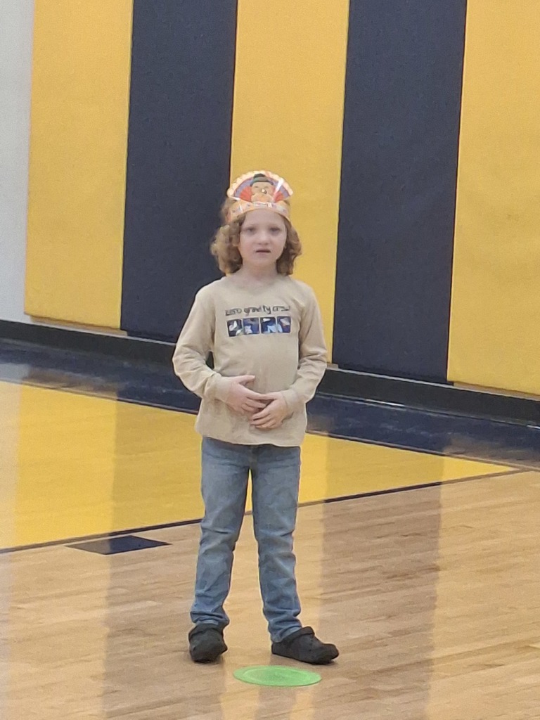 1st Grade did a wonderful job in their Thanksgiving performance!