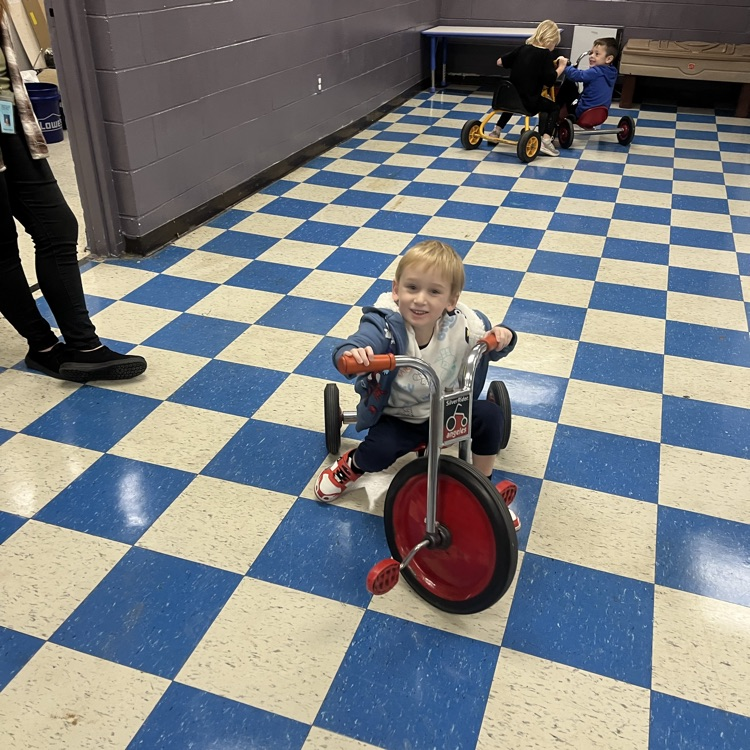 Students enjoying the MCELC Gross Motor Room 