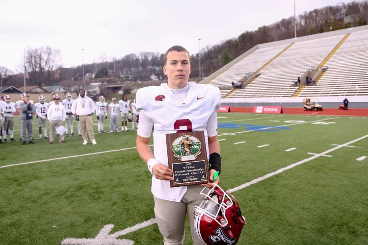 Bluefield’s BSN Sports MVP, quarterback Max Simpson