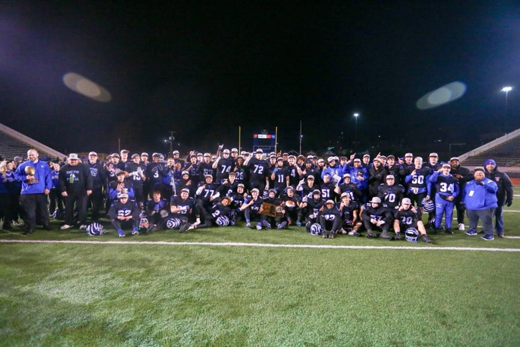 the Princeton Tigers team after winning the AAA state title