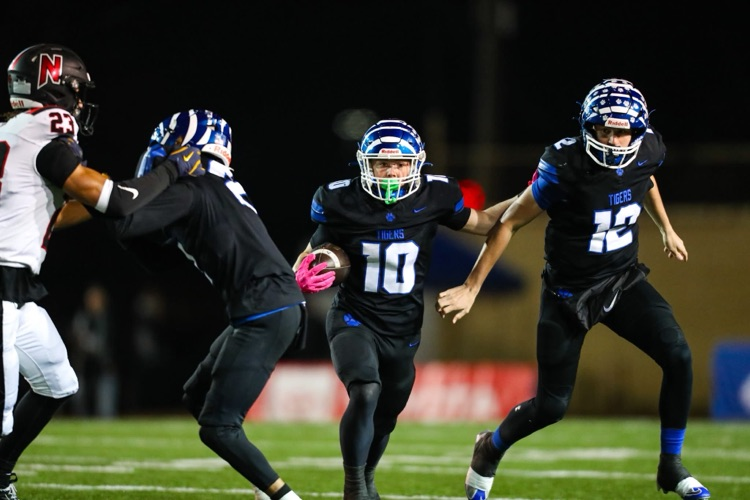 Action photo of a play during the game