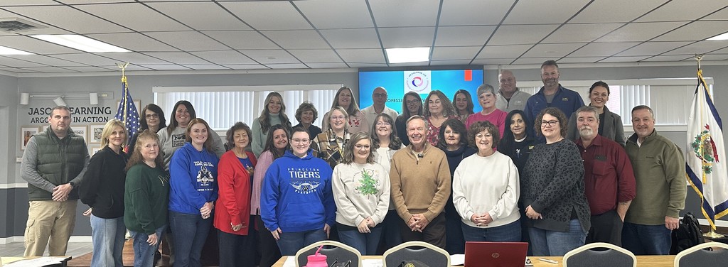 Central Office staff all together for the final Mike McClanahan training