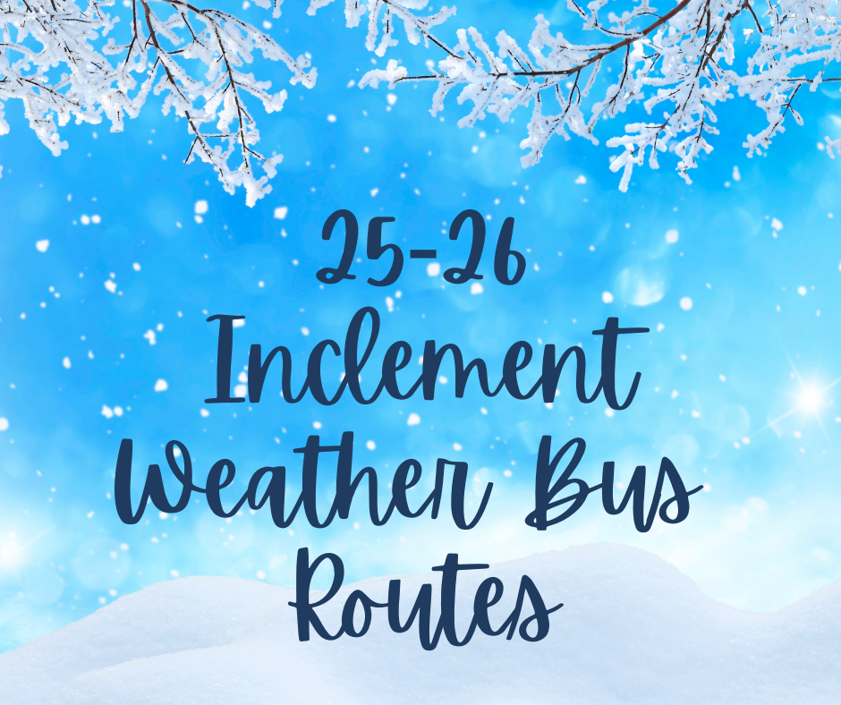 Graphic-Inclement Weather Bus Routes