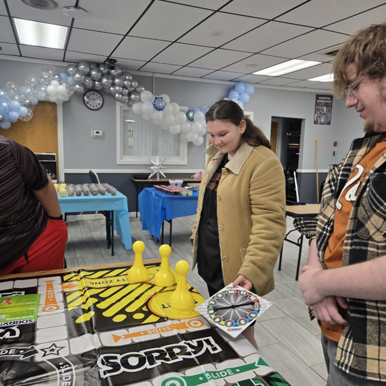 MCPS hearing and vision impaired student party with help from our GROW YOUR OWN students.