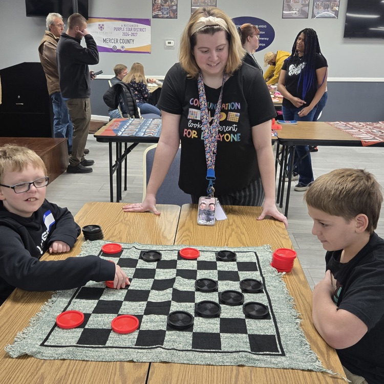 MCPS hearing and vision impaired student party with help from our GROW YOUR OWN students.