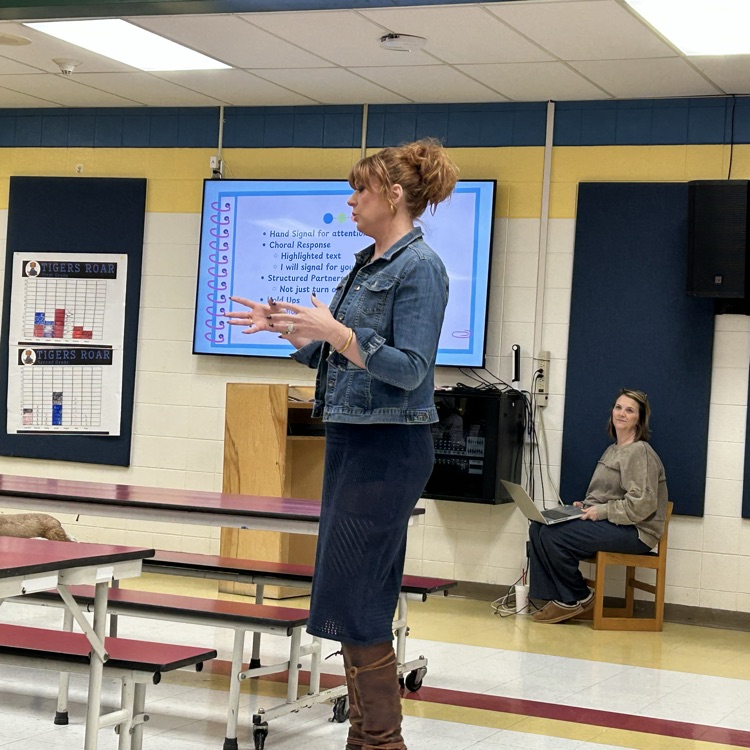 ECCAT training provided by grade levels. the topic was explicit instruction, extraordinary results. all pictures show training participants and presenters