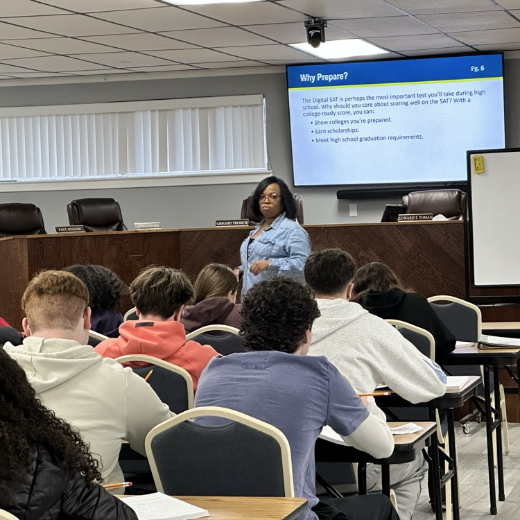 BHS students at a Master Prep Bootcamp for SAT strategies