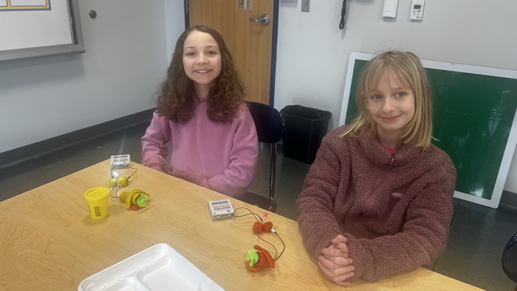 Learning was “electrifying” today! Students experimented with Squishy Circuits, using special conductive dough to build simple circuits that powered LED lights. A fun way to explore STEM in action!