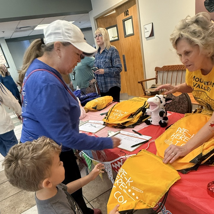 children at the readiness roundup at the Chuck Mathena Center. 