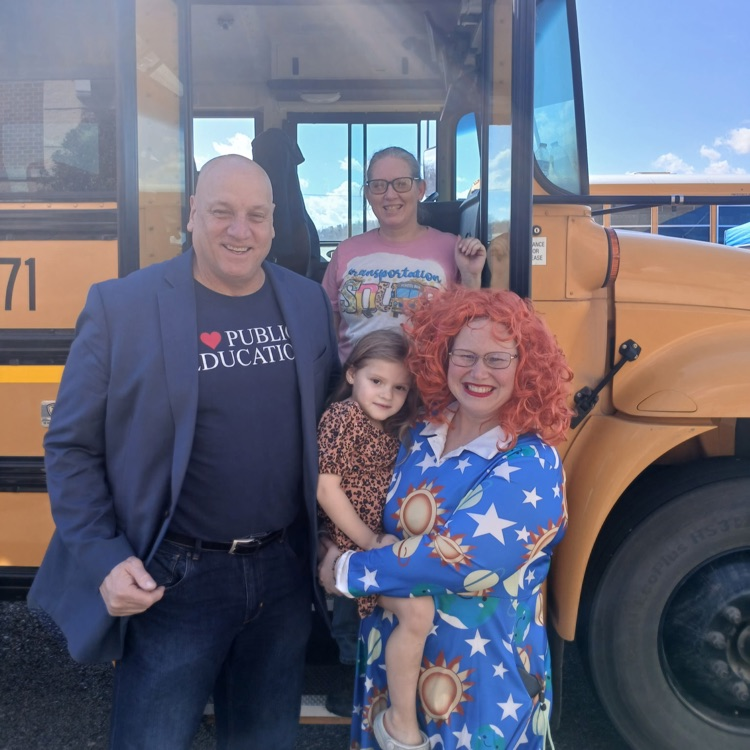 students and staff pictured at the readiness roundup event  