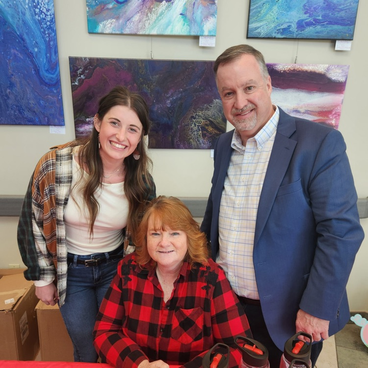 students and staff pictured at the readiness roundup event. 