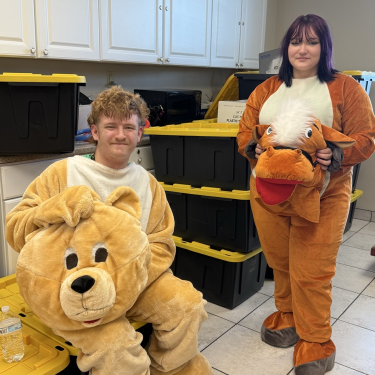 students and staff pictured at the readiness roundup event. 