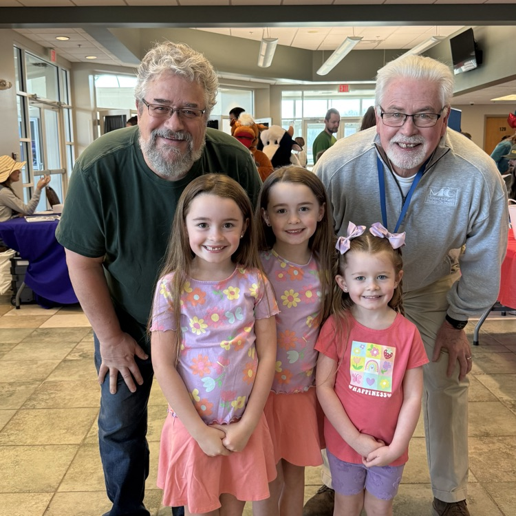 students and staff pictured at the readiness roundup event. 