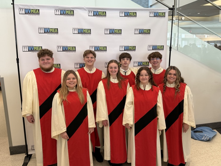 All state choir students 