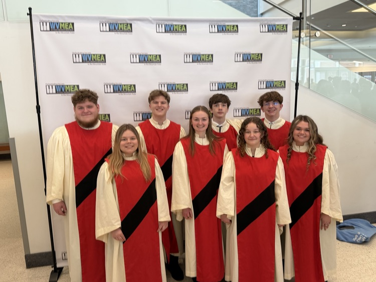 All state choir students 