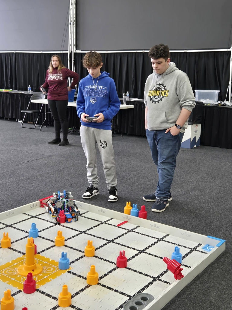 Levi and Kobie driving for skills competition.