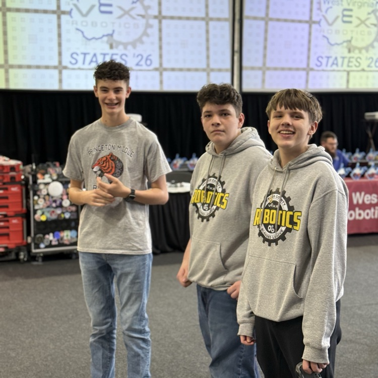 students at the WV VEX Robotics Competition in Fairmont