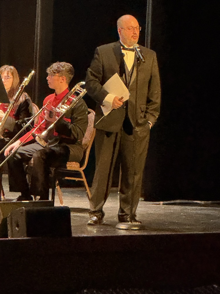 2026 All County Band Performance. pictures show the band, directors, and audience members