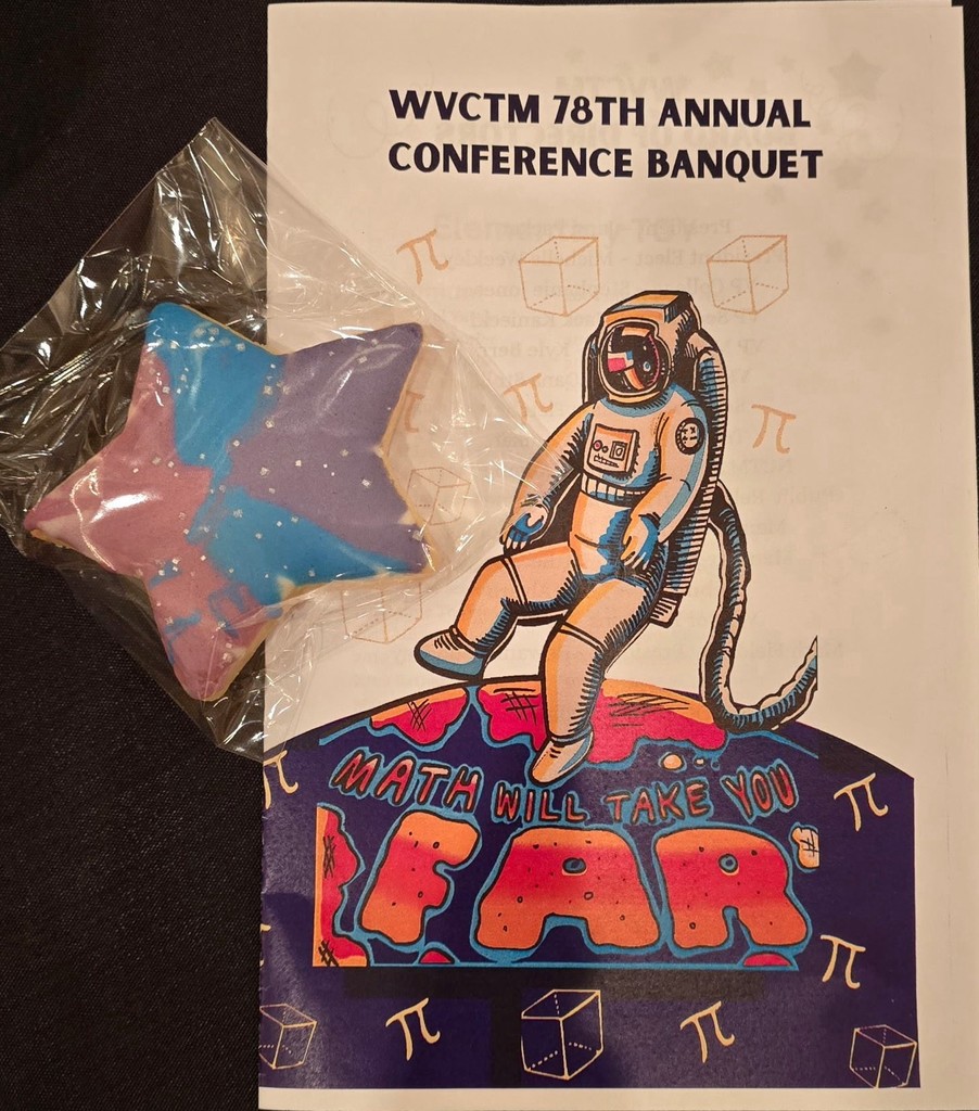 A photo of the award's ceremony program.