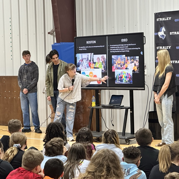 JASON Argonauts presenting to Straley Elementary students about the Argonaut program