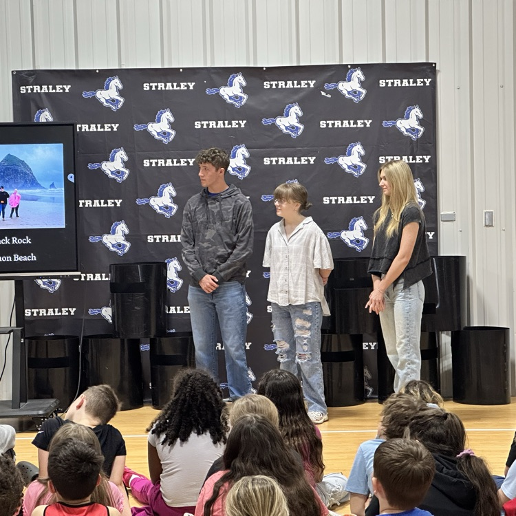 JASON Argonauts presenting to Straley Elementary students about the Argonaut program