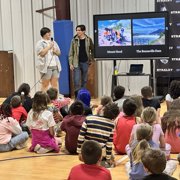 JASON Argonauts presenting to Straley Elementary students about the Argonaut program