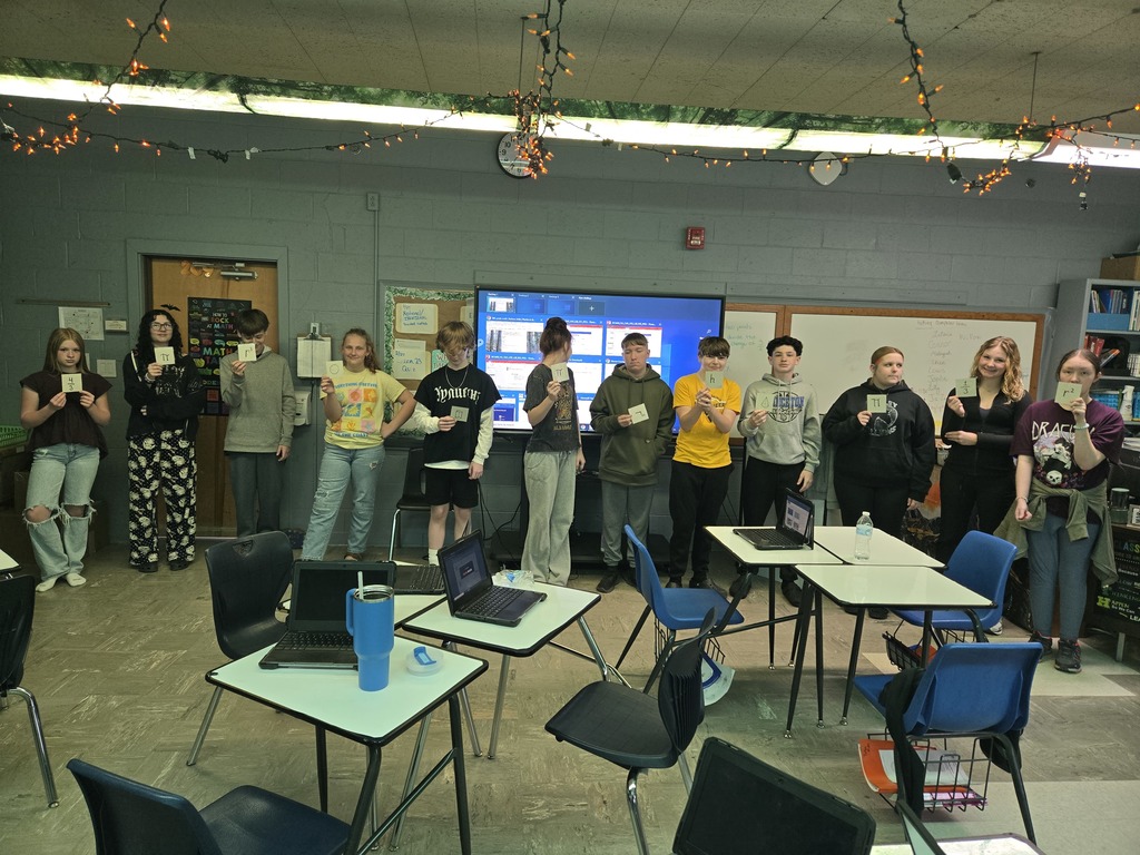 students holding a formula