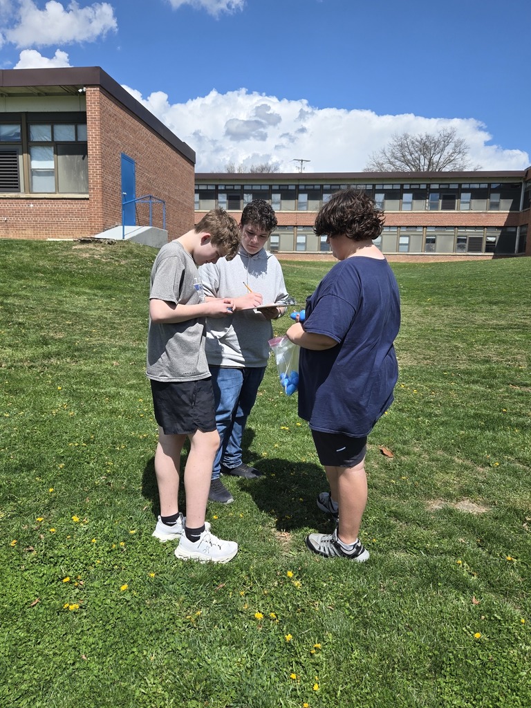 Student standing outside
