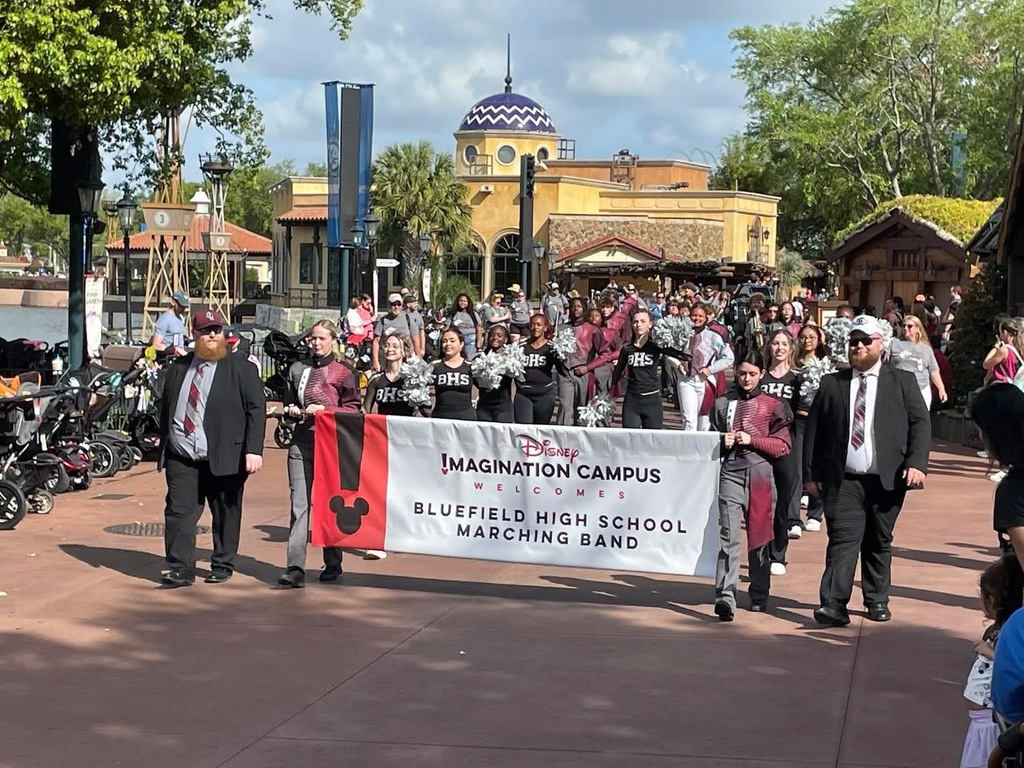 BHS Marching Band performing at Disney World