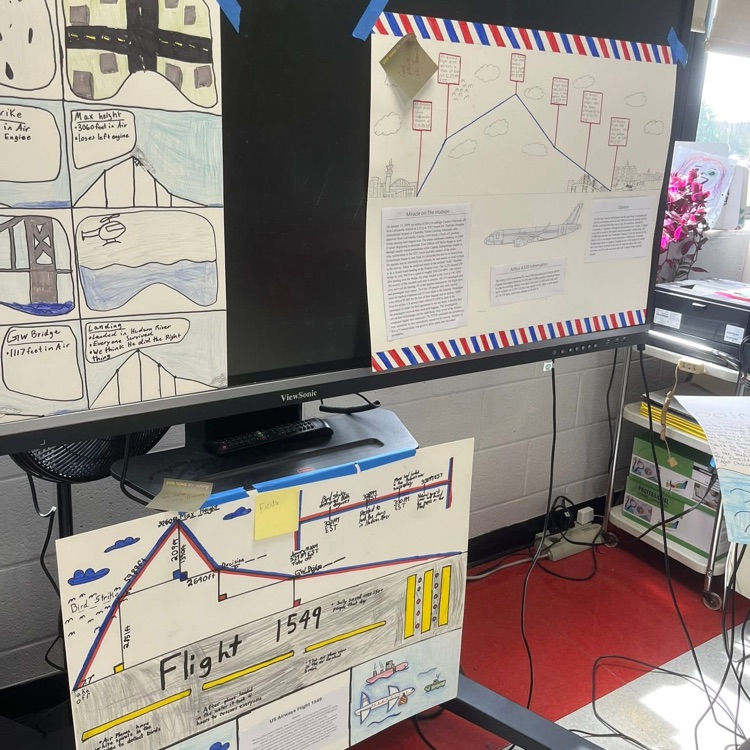 Trigonometry real world lesson at PVHS-student posters showing their work