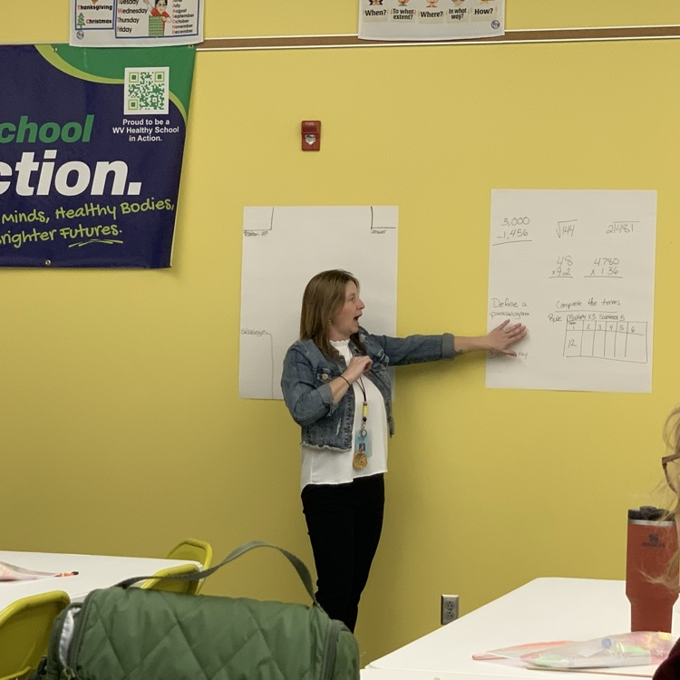 math power hour training with elementary teachers