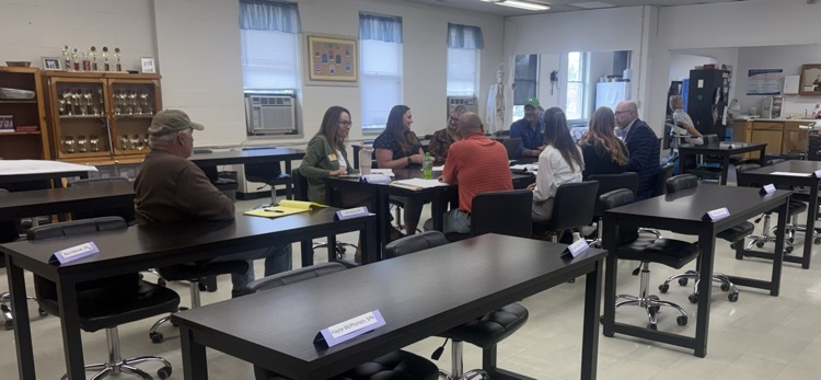 MCTEC and central office staff meeting with ZMM Architects to start the plan for MCTEC’s expansion