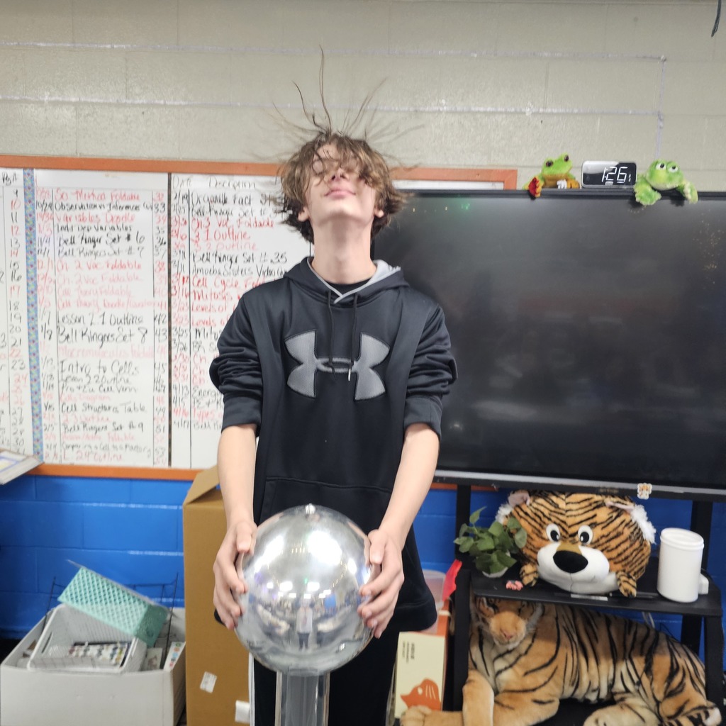 Students with Hair sticking up