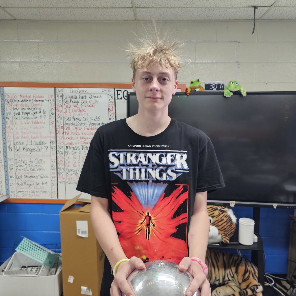 Students with Hair sticking up