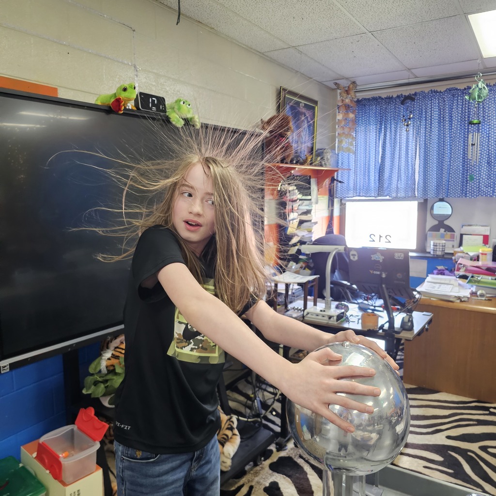 Students with Hair sticking up