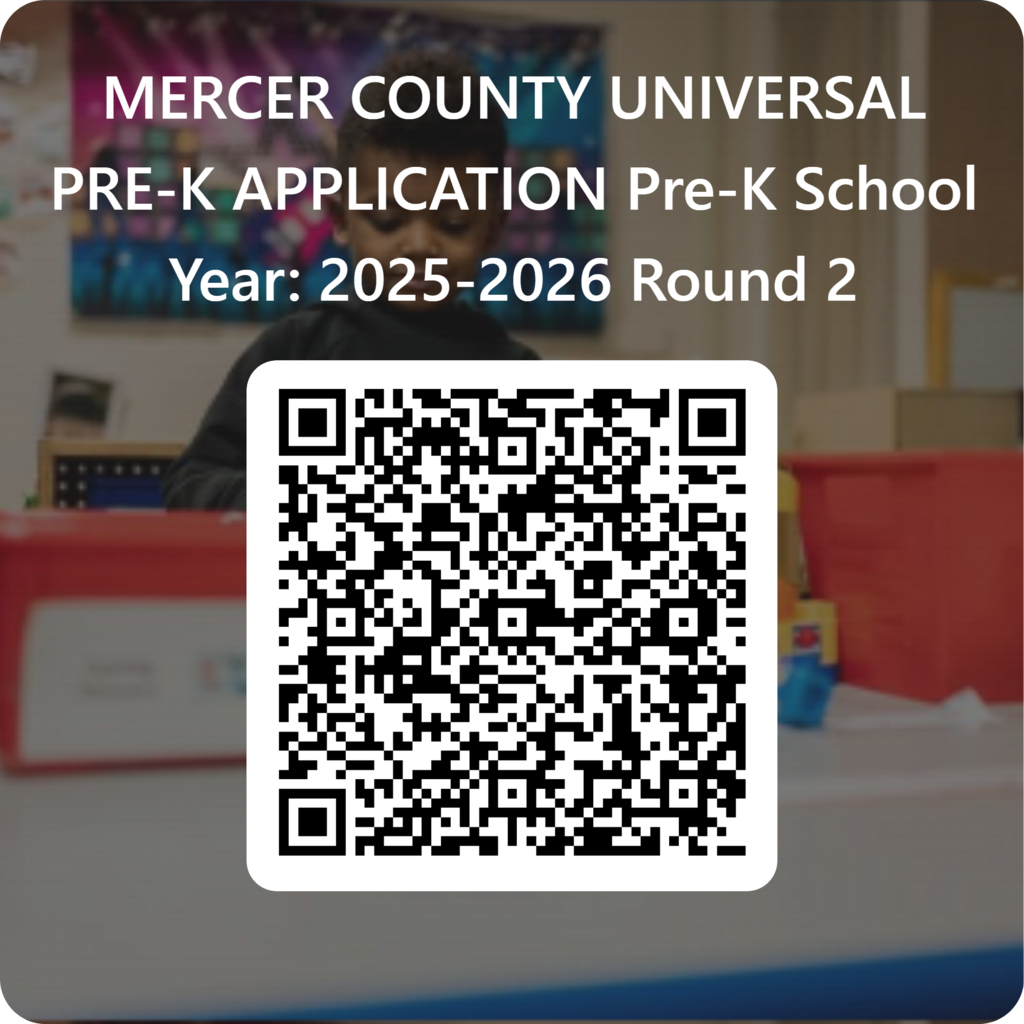 Mercer County Universal Pre-K Application-Round 2