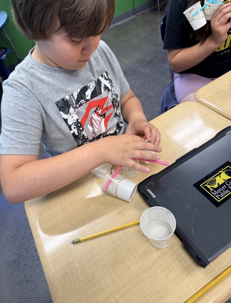5th grade made anemometers to measure wind speed! They were also visited by Sheldon the turtle!