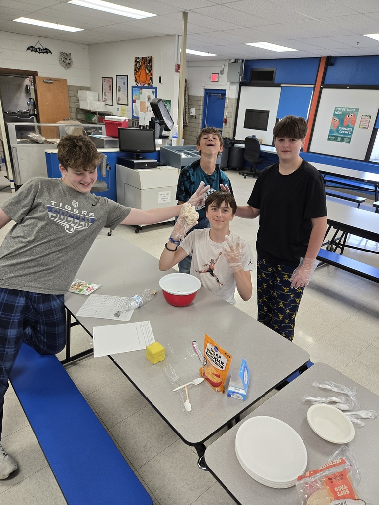 Students cooking