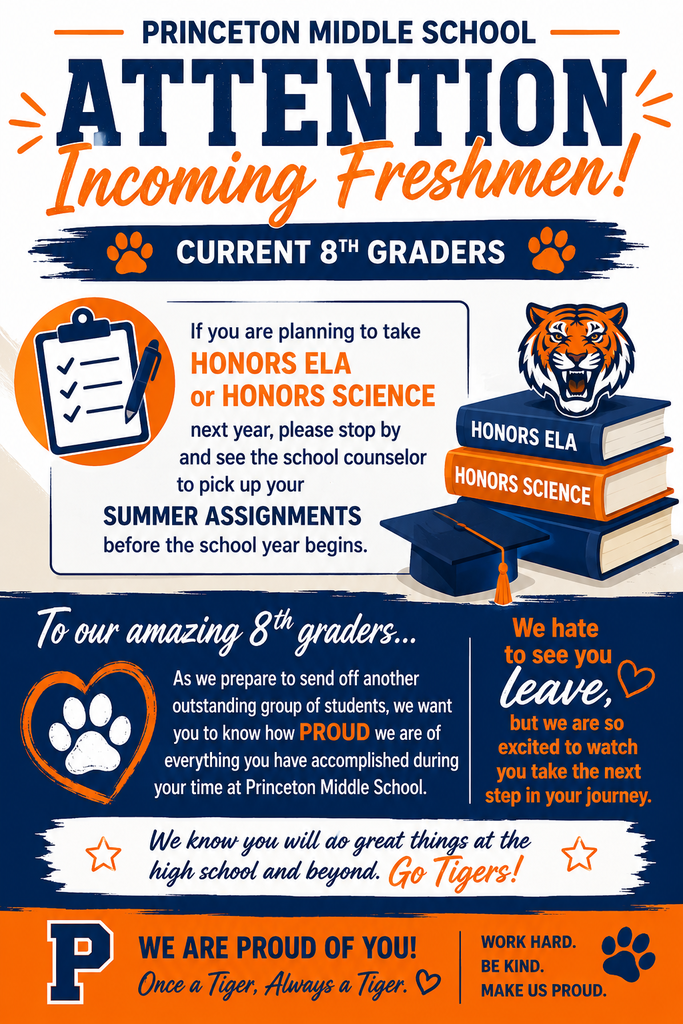 summer assignment flyer