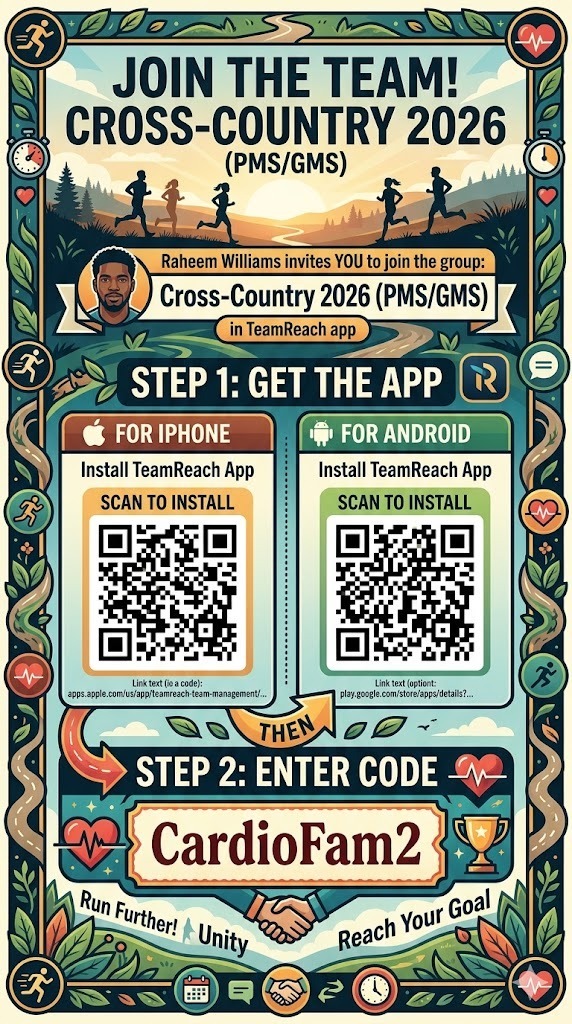 Track Team Flyer