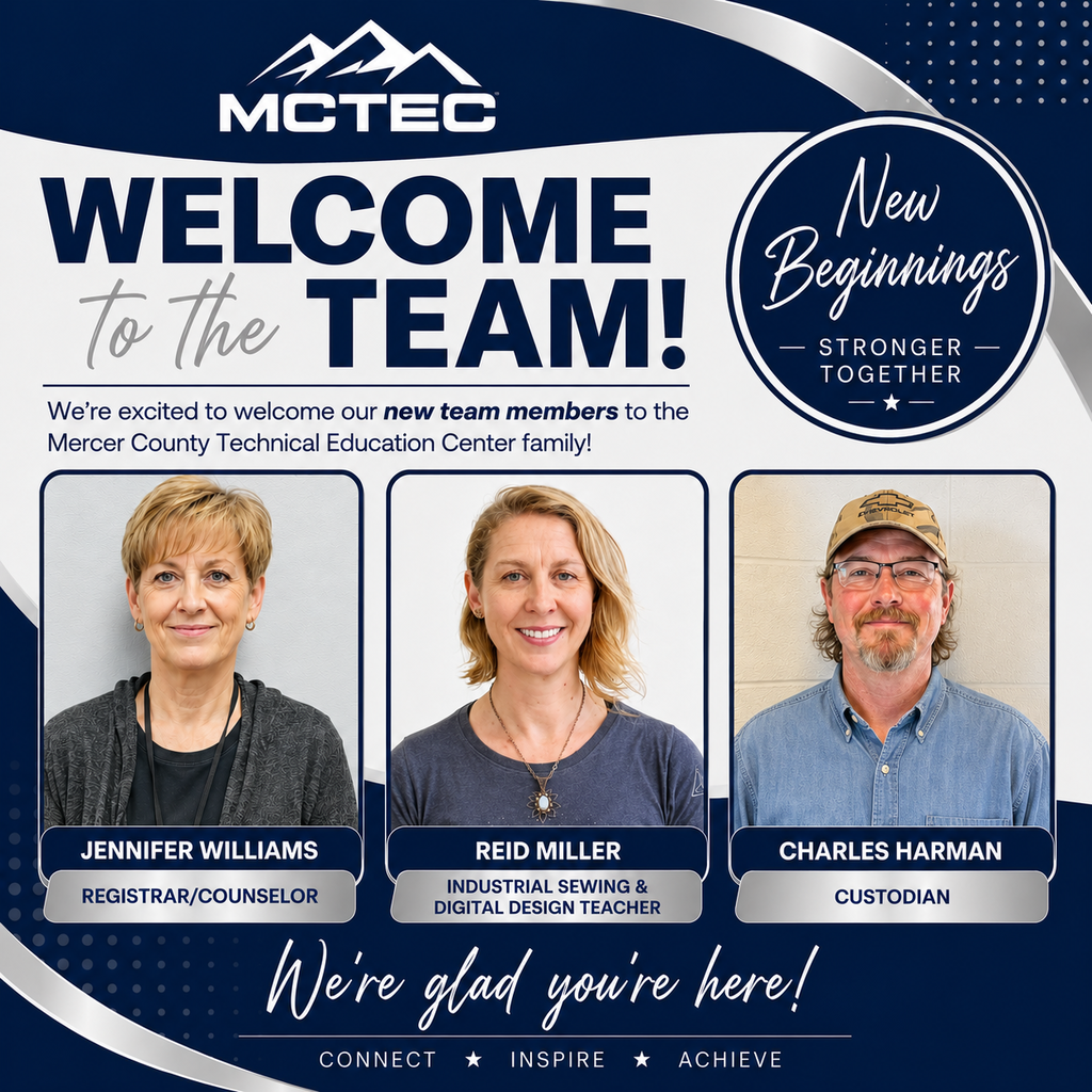 New MCTEC Staff August 2026