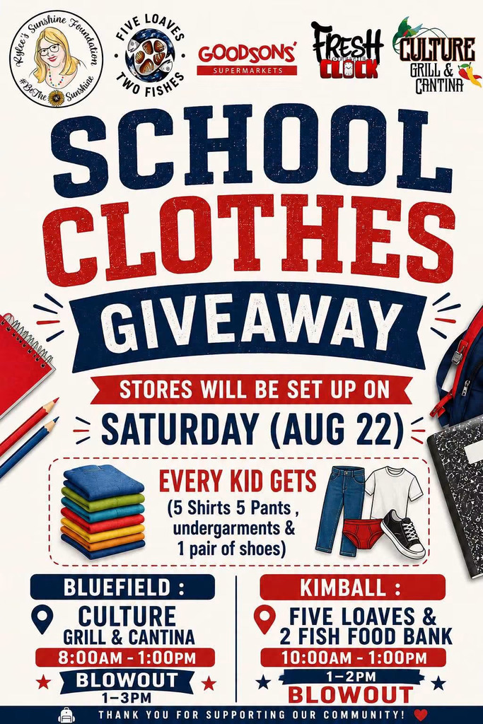 Clothing Giveaway Flyer