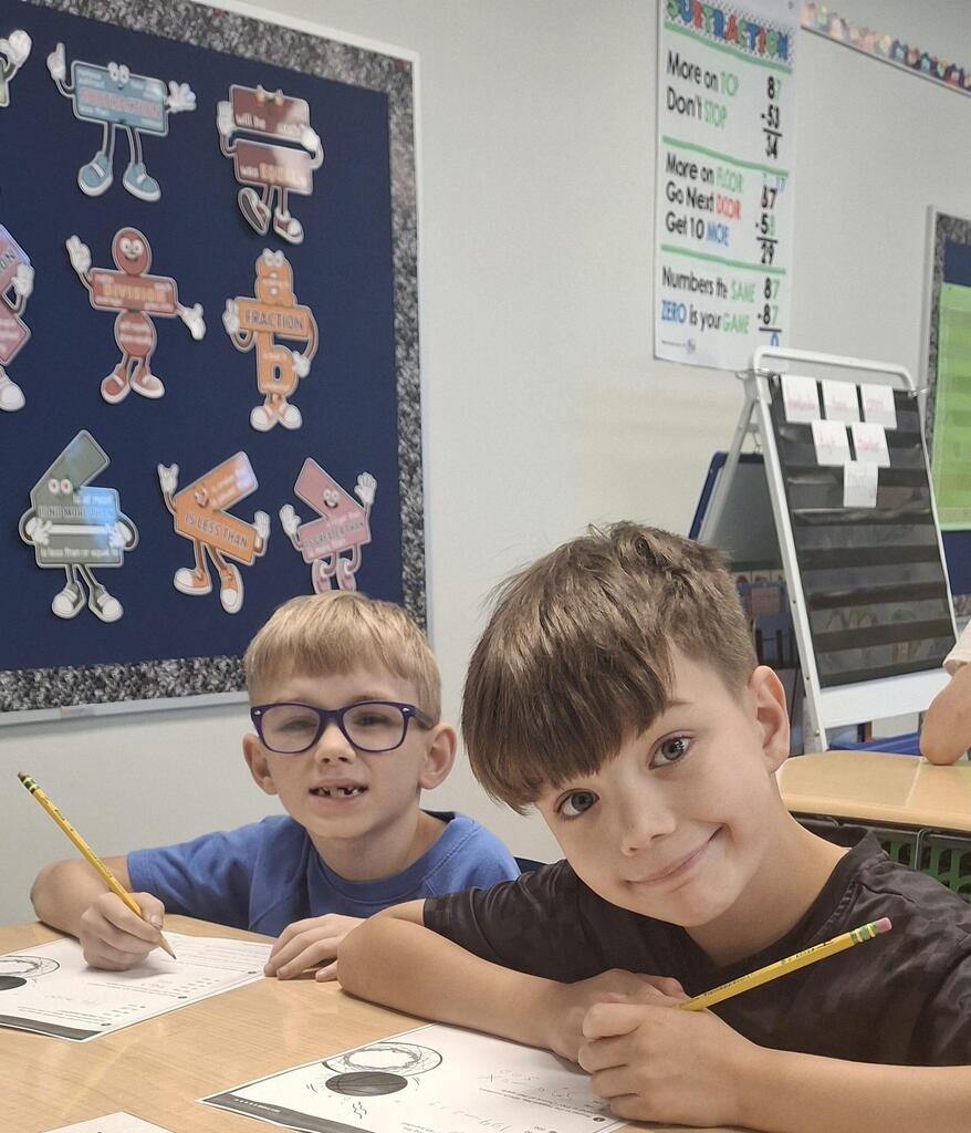 Two minds are better than one! Students in Mrs. Neal's 3rd grade class love working with a buddy.