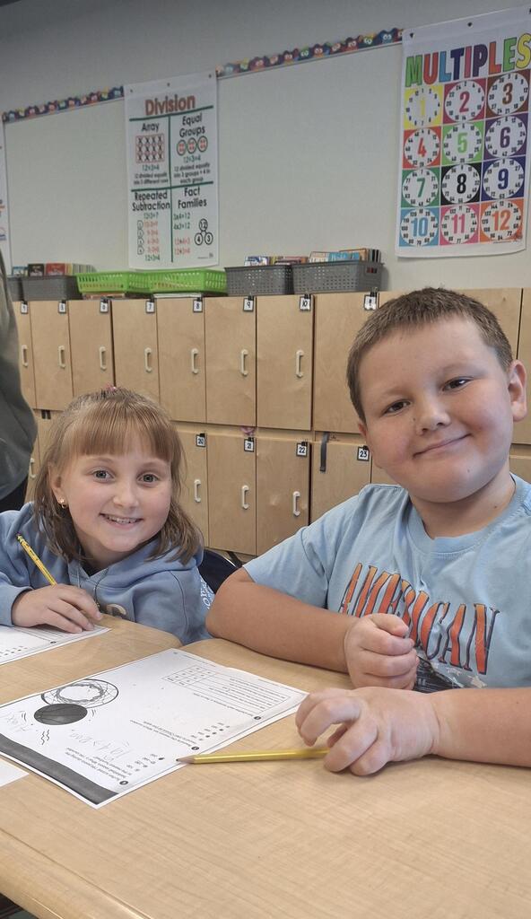 Two minds are better than one! Students in Mrs. Neal's 3rd grade class love working with a buddy.