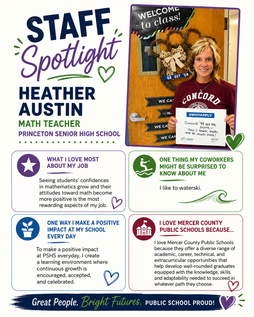 A staff spotlight featuring Heather Austin, a math teacher, includes her love for teaching, positive impact, and her love for water skiing.