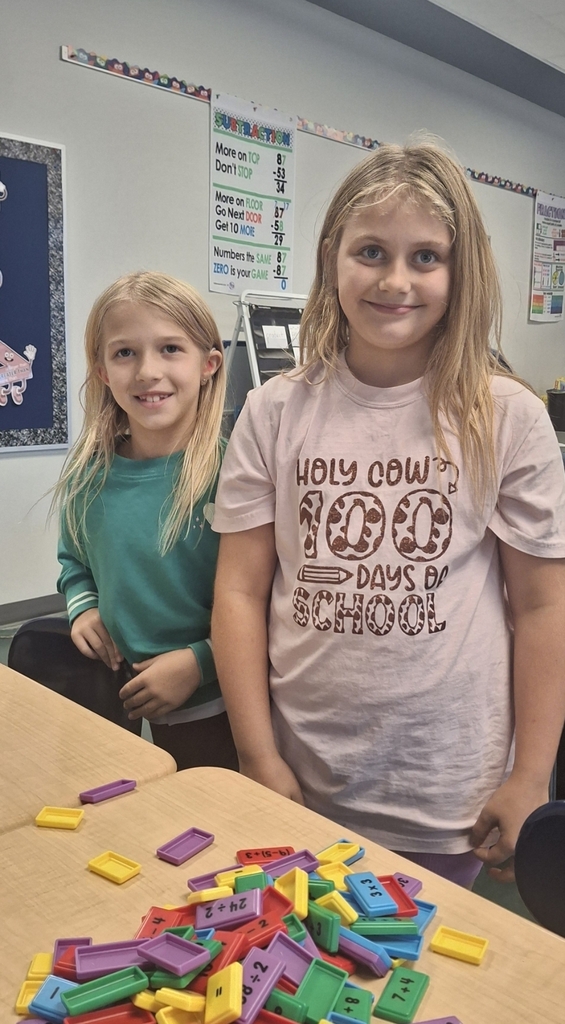 Third graders are putting in the work to be multiplication masters! Building arrays to match multiplication equations brought smiles to these kids' faces today (plus they had a special guest drop by to teach a mini-math lesson as well!)