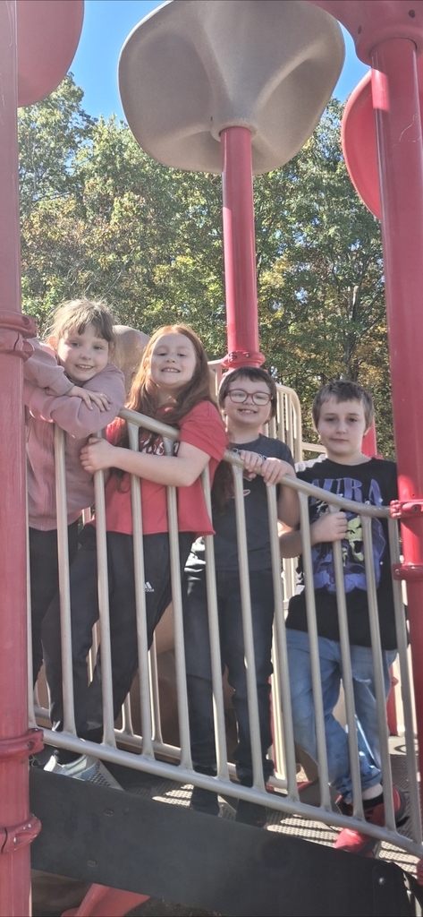 Fun in the sun! Third graders are loving this warm October weather!